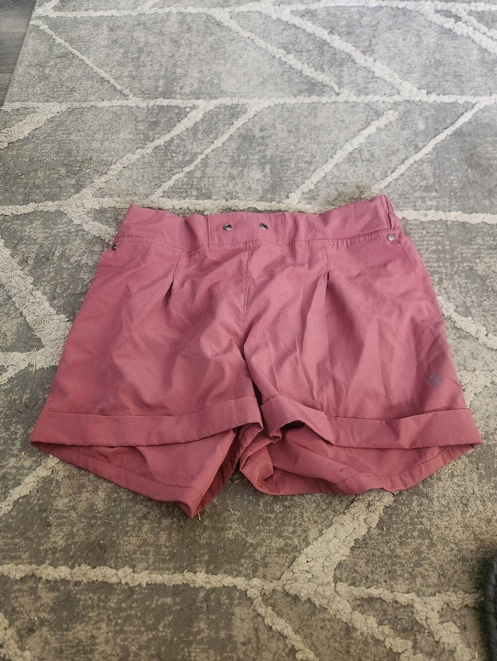 Mondetta Women’s Pink High-Rise Casual Athletic Shorts